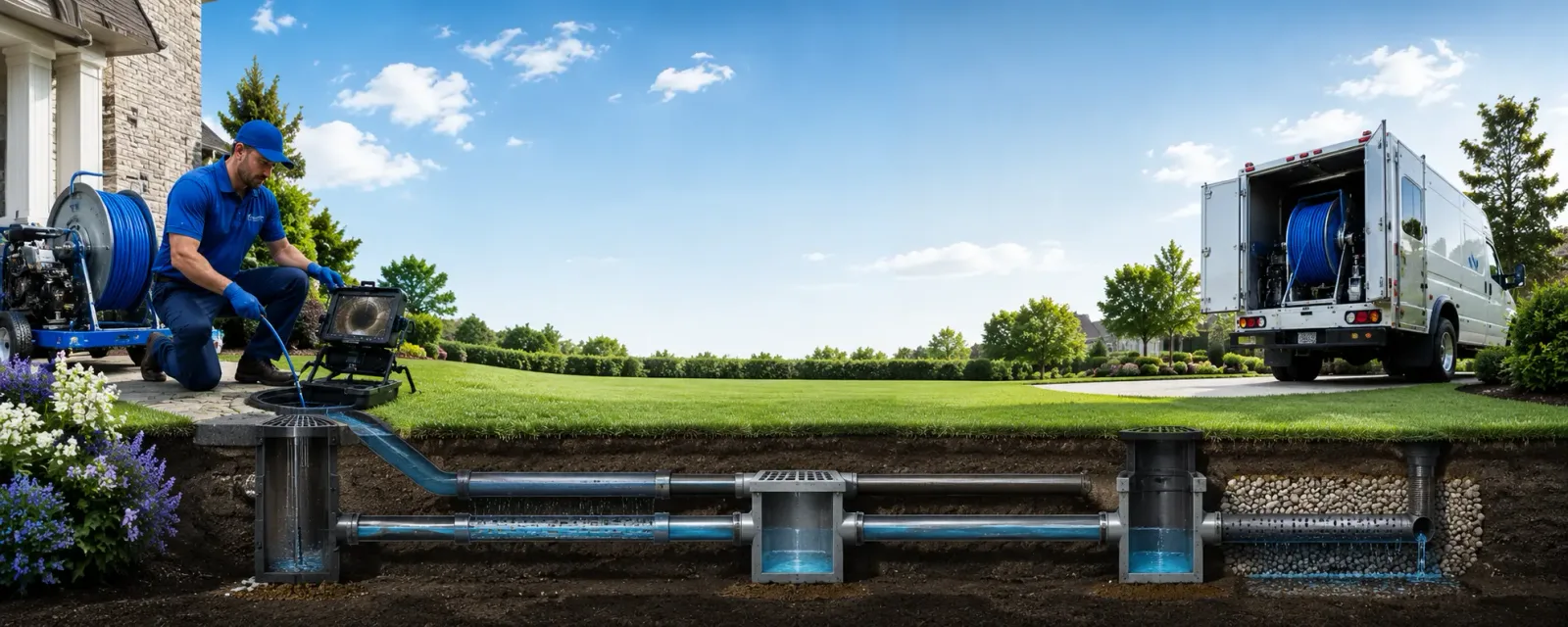 Outdoor drain cleaning information for Kiowa, KS
